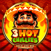 3 Hot Chillies Slot Game Art